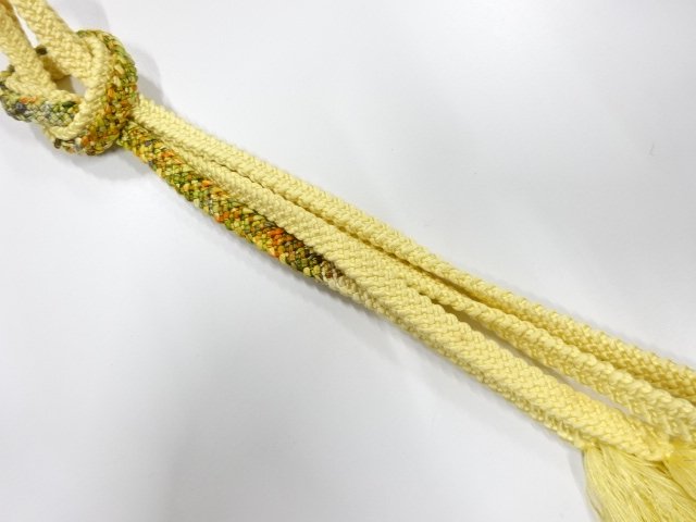 JAPANESE KIMONO / HAND-TIED OBIJIME